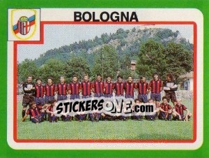 Sticker Squadra Bologna - Calcio 1990 - Euroflash