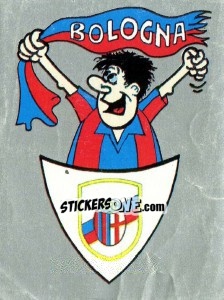 Sticker Scudetto Bologna - Calcio 1990 - Euroflash