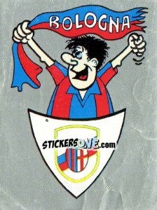 Sticker Scudetto Bologna - Calcio 1990 n. SC6 - Euroflash