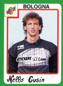 Cromo Nello Cusin - Calcio 1990 - Euroflash