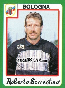 Sticker Roberto Sorrentino - Calcio 1990 - Euroflash