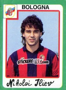 Sticker Nikolai Iliev - Calcio 1990 n. 54 - Euroflash