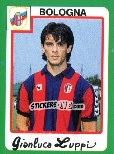 Sticker Gianluca Luppi - Calcio 1990 n. 57 - Euroflash