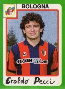Sticker Eraldo Pecci - Calcio 1990 n. 60 - Euroflash