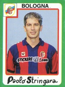 Sticker Paolo Stringara - Calcio 1990 n. 63 - Euroflash
