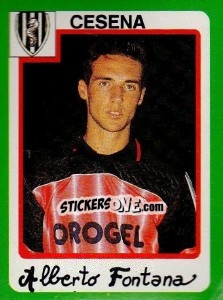 Sticker Alberto Fontana - Calcio 1990 - Euroflash