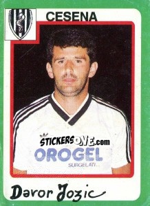 Sticker Davor Jozic - Calcio 1990 - Euroflash