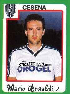 Sticker Mario Ansaldi - Calcio 1990 n. 74 - Euroflash