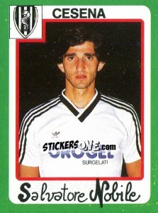 Sticker Salvatore Nobile - Calcio 1990 n. 75 - Euroflash