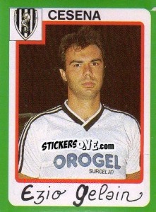 Sticker Ezio Gelain - Calcio 1990 - Euroflash