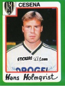 Sticker Hans Holmqvist - Calcio 1990 - Euroflash