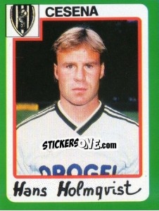 Sticker Hans Holmqvist - Calcio 1990 n. 78 - Euroflash