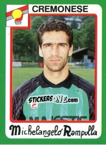 Sticker Michelangelo Rampulla - Calcio 1990 - Euroflash