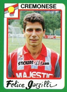 Cromo Felice Garzilli - Calcio 1990 - Euroflash