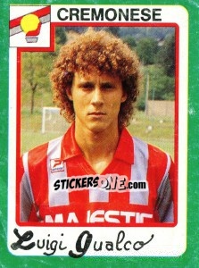 Sticker Luigi Gualco - Calcio 1990 - Euroflash