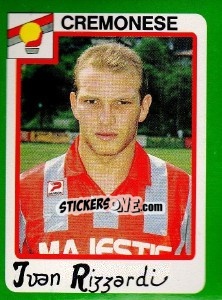 Sticker Ivan Rizzardi - Calcio 1990 n. 90 - Euroflash
