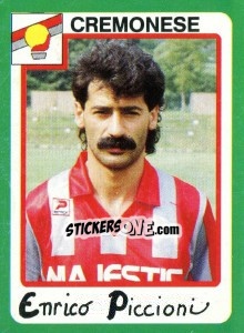 Sticker Enrico Piccioni - Calcio 1990 - Euroflash
