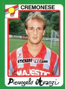 Sticker Pierangelo Avanzi - Calcio 1990 - Euroflash