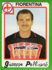 Sticker Giuseppe Pellicanò - Calcio 1990 - Euroflash