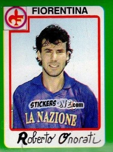 Sticker Roberto Onorati - Calcio 1990 - Euroflash