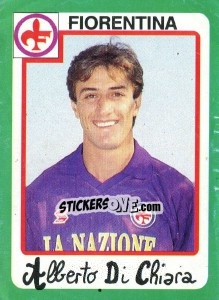 Figurina Alberto Di Chiara - Calcio 1990 - Euroflash