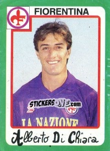 Sticker Alberto Di Chiara - Calcio 1990 n. 116 - Euroflash
