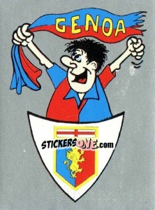 Figurina Scudetto Genoa - Calcio 1990 - Euroflash