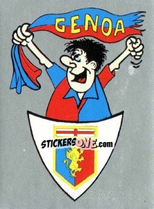Sticker Scudetto Genoa - Calcio 1990 n. SC10 - Euroflash
