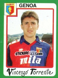 Figurina Vincenzo Torrente - Calcio 1990 - Euroflash