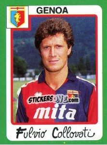 Sticker Fulvio Collovati - Calcio 1990 n. 129 - Euroflash