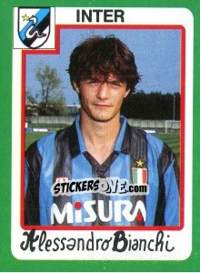 Sticker Alessandro Bianchi - Calcio 1990 - Euroflash