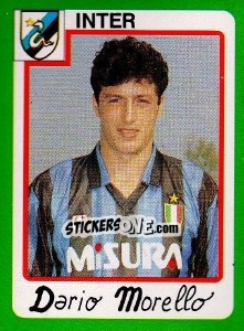 Sticker Dario Morello - Calcio 1990 - Euroflash