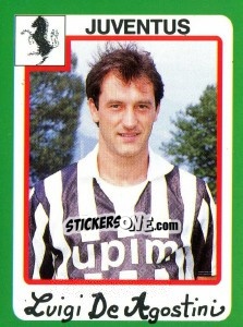 Cromo Luigi De Agostini - Calcio 1990 - Euroflash