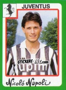 Sticker Nicoló Napoli - Calcio 1990 n. 157 - Euroflash