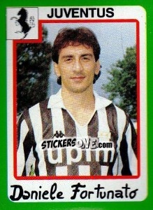 Sticker Doniela Fortunato - Calcio 1990 - Euroflash