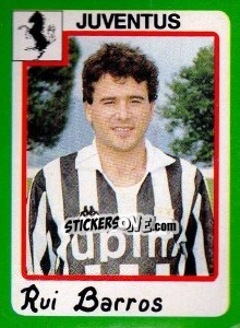 Cromo Rui Barros - Calcio 1990 - Euroflash