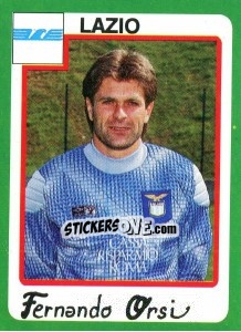 Sticker Fernando Orsi - Calcio 1990 - Euroflash
