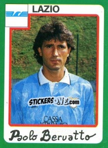 Sticker Paolo Beruatto - Calcio 1990 - Euroflash