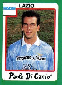 Sticker Paolo Di Canio - Calcio 1990 - Euroflash