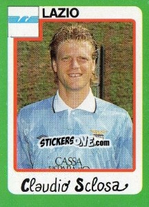 Sticker Claudio Sclosa - Calcio 1990 n. 180 - Euroflash