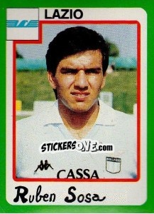 Sticker Ruben Sosa - Calcio 1990 n. 184 - Euroflash