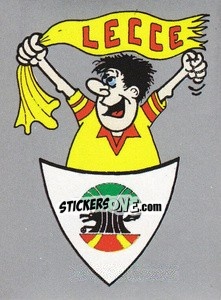 Sticker Scudetto Lecce - Calcio 1990 n. SC14 - Euroflash