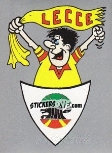 Sticker Scudetto Lecce - Calcio 1990 - Euroflash