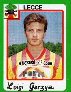 Figurina Luigi Garzya - Calcio 1990 - Euroflash