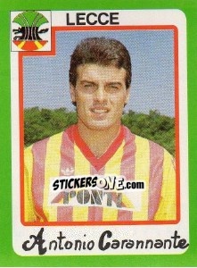 Cromo Antonio Carannante - Calcio 1990 n. 190 - Euroflash