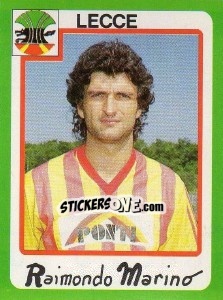 Sticker Raimondo Marino - Calcio 1990 n. 192 - Euroflash