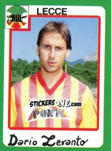 Figurina Dario Levanto - Calcio 1990 - Euroflash