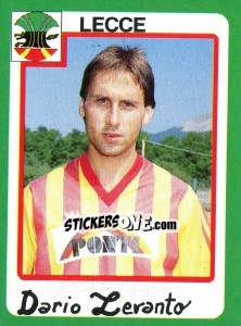 Sticker Dario Levanto - Calcio 1990 n. 193 - Euroflash