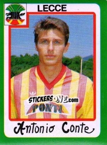 Sticker Antonio Conte - Calcio 1990 n. 197 - Euroflash