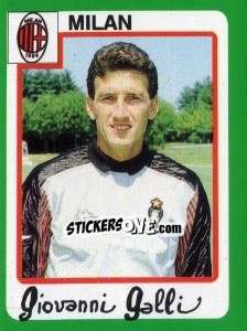 Figurina Giovanni Galli - Calcio 1990 - Euroflash